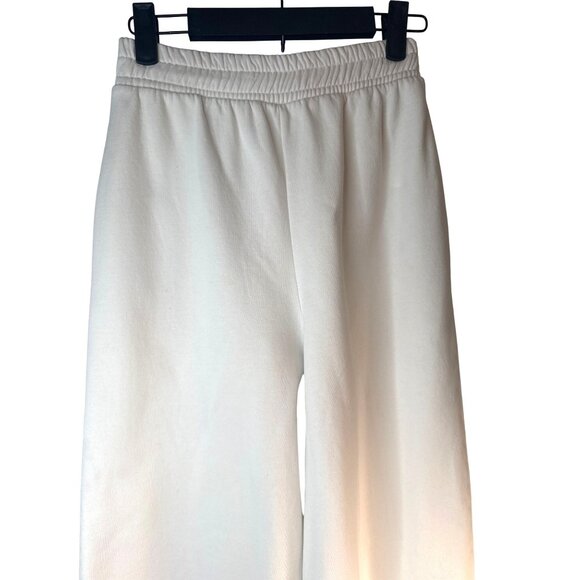 2/$30 ZARA Soft White Small Wide Leg Lounge Pants with Elastic Waist & Pockets - Picture 5 of 10